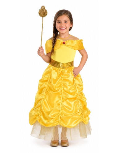 Goldene Prinzessin verkleiden | Kinderkostüme der König des Karnevals